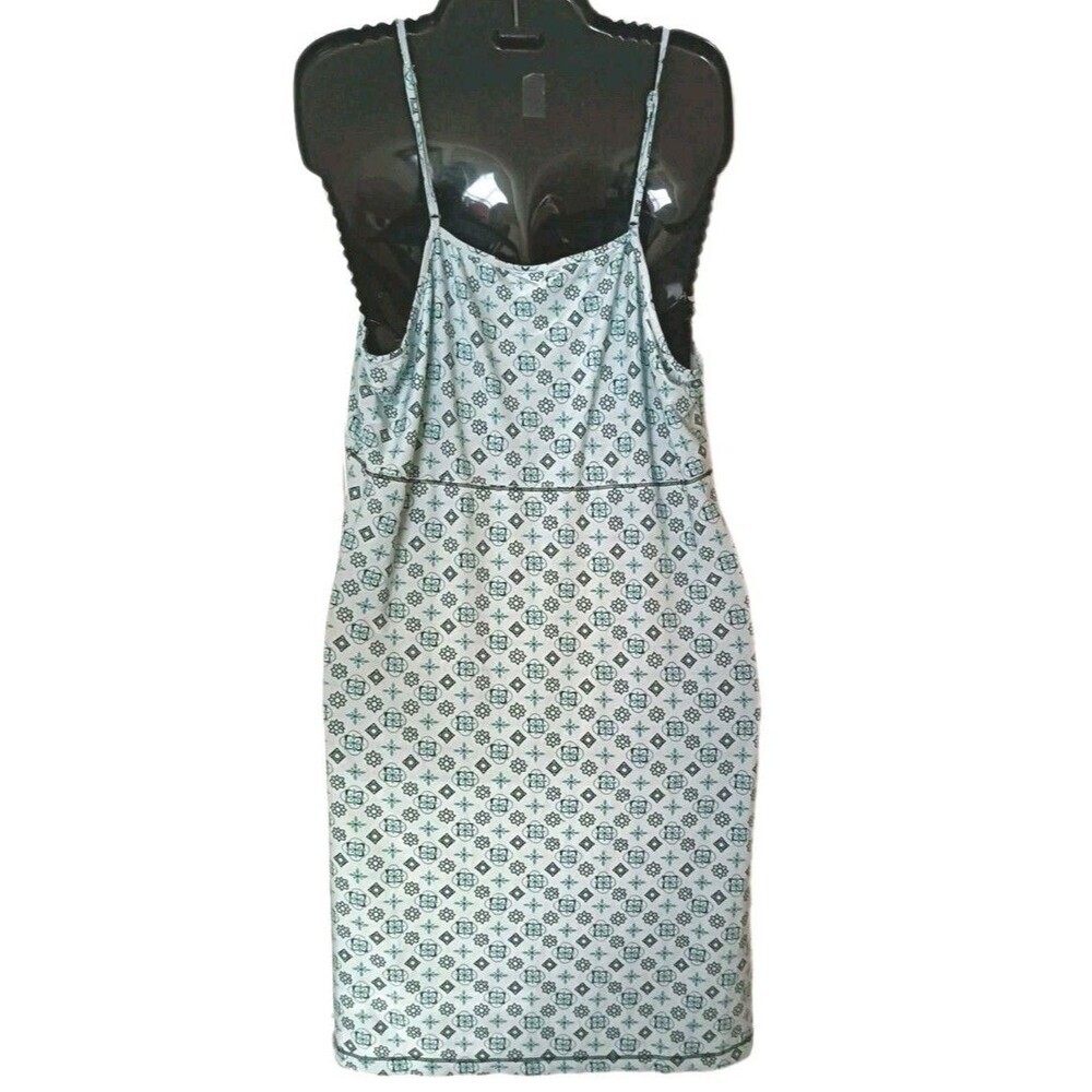 Studio Donatella Slip Dress Sz XL Light Teal Valentines Day - Picture 2 of 6